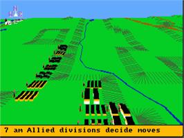 In game image of Austerlitz on the Commodore Amiga.