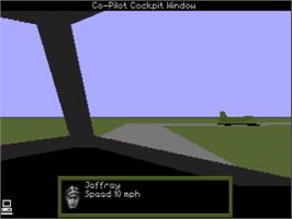 In game image of B-17 Flying Fortress on the Commodore Amiga.