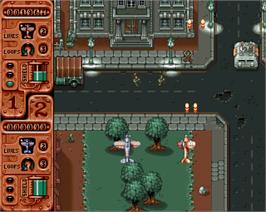In game image of Banshee on the Commodore Amiga.