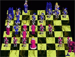 In game image of Battle Chess on the Commodore Amiga.