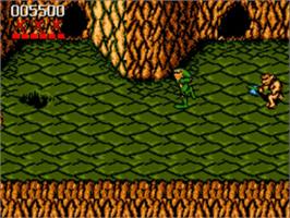 In game image of Battle Toads on the Commodore Amiga.