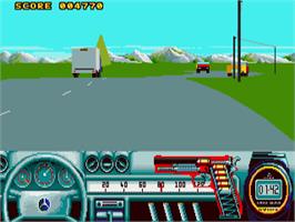 In game image of Beverly Hills Cop on the Commodore Amiga.