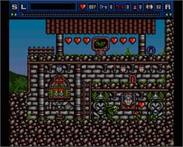 In game image of Bograts: The Puzzling Misadventure on the Commodore Amiga.