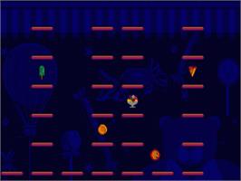 In game image of Bumpy's Arcade Fantasy on the Commodore Amiga.