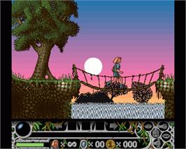 In game image of Cedric and the Lost Sceptre on the Commodore Amiga.