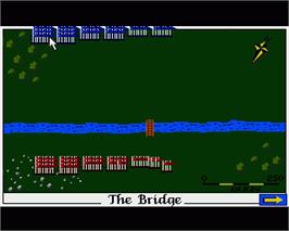 In game image of Cohort: Fighting For Rome on the Commodore Amiga.