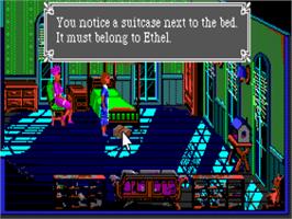 In game image of Colonel's Bequest on the Commodore Amiga.