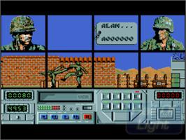 In game image of Combat Course on the Commodore Amiga.