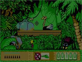 In game image of Crazy Shot on the Commodore Amiga.