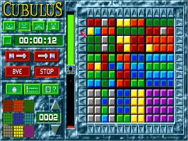 In game image of Cubulus on the Commodore Amiga.