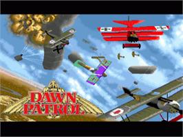 In game image of Dawn Patrol on the Commodore Amiga.