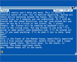 In game image of Deadline on the Commodore Amiga.
