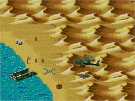 In game image of Desert Strike: Return to the Gulf on the Commodore Amiga.