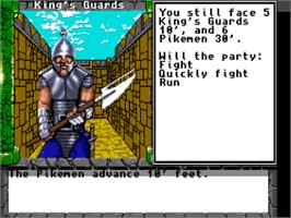 In game image of Dragon Wars on the Commodore Amiga.