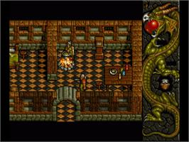 In game image of Dragonstone on the Commodore Amiga.