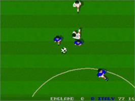 In game image of England Championship Special on the Commodore Amiga.