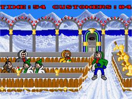 In game image of Eskimo Games on the Commodore Amiga.
