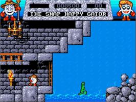 In game image of Fantasy World Dizzy on the Commodore Amiga.