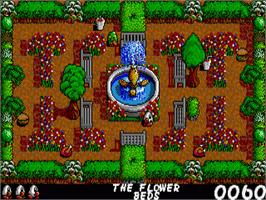 In game image of Fast Food on the Commodore Amiga.