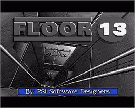 In game image of Floor 13 on the Commodore Amiga.