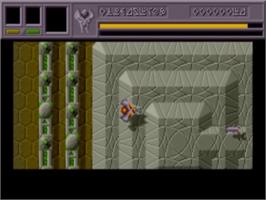 In game image of Fusion on the Commodore Amiga.