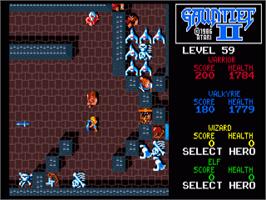 In game image of Gauntlet II on the Commodore Amiga.