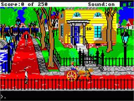 In game image of Gold Rush on the Commodore Amiga.