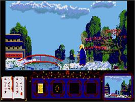 In game image of Golden Path on the Commodore Amiga.