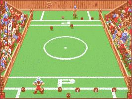 In game image of Grand Monster Slam on the Commodore Amiga.