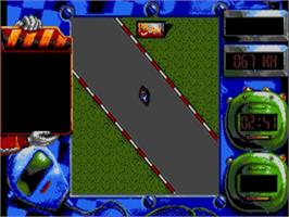In game image of Grand Prix Master on the Commodore Amiga.