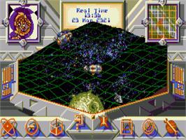 In game image of Gravity on the Commodore Amiga.