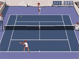 In game image of Great Courts 2 on the Commodore Amiga.