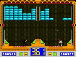 In game image of Hot Shot on the Commodore Amiga.