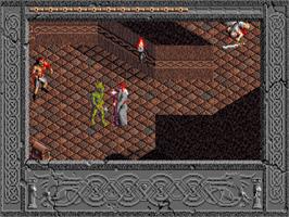 In game image of Immortal on the Commodore Amiga.