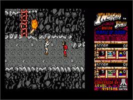 In game image of Indiana Jones and the Temple of Doom on the Commodore Amiga.