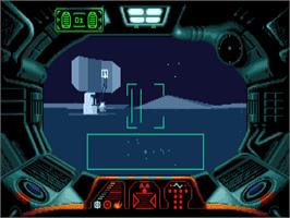 In game image of Infestation on the Commodore Amiga.