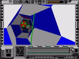 In game image of Interphase on the Commodore Amiga.
