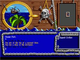 In game image of Island of Lost Hope on the Commodore Amiga.