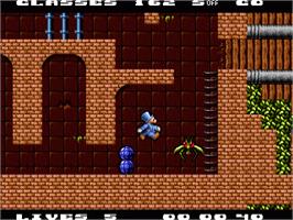 In game image of Jet Set Willy 2 on the Commodore Amiga.