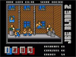 In game image of Joe Blade 2 on the Commodore Amiga.