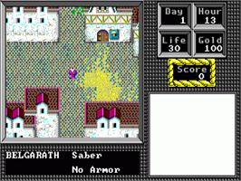 In game image of Keys to Maramon on the Commodore Amiga.