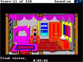 In game image of King's Quest III: To Heir is Human on the Commodore Amiga.
