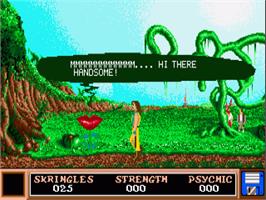 In game image of Kristal on the Commodore Amiga.