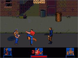 In game image of Last Action Hero on the Commodore Amiga.