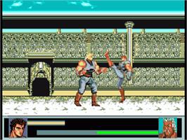 In game image of Last Battle on the Commodore Amiga.