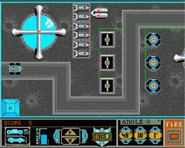 In game image of Light Force on the Commodore Amiga.