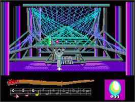 In game image of Loom on the Commodore Amiga.