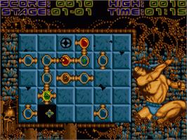 In game image of Magic Lines on the Commodore Amiga.