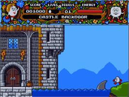 In game image of Magicland Dizzy on the Commodore Amiga.
