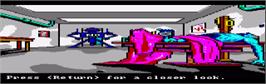 In game image of Manhunter: New York on the Commodore Amiga.